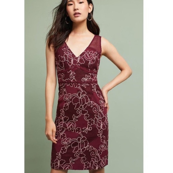 Anthropologie Dresses & Skirts - NWT Anthropologie Moulinette Soeurs wine Dress 6